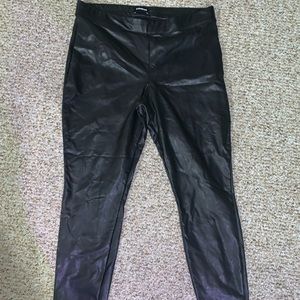 Express women’s Black pleather pants